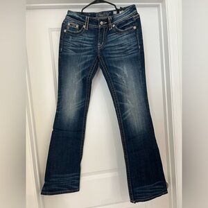 Miss Me Dark Blue Flare Jeans